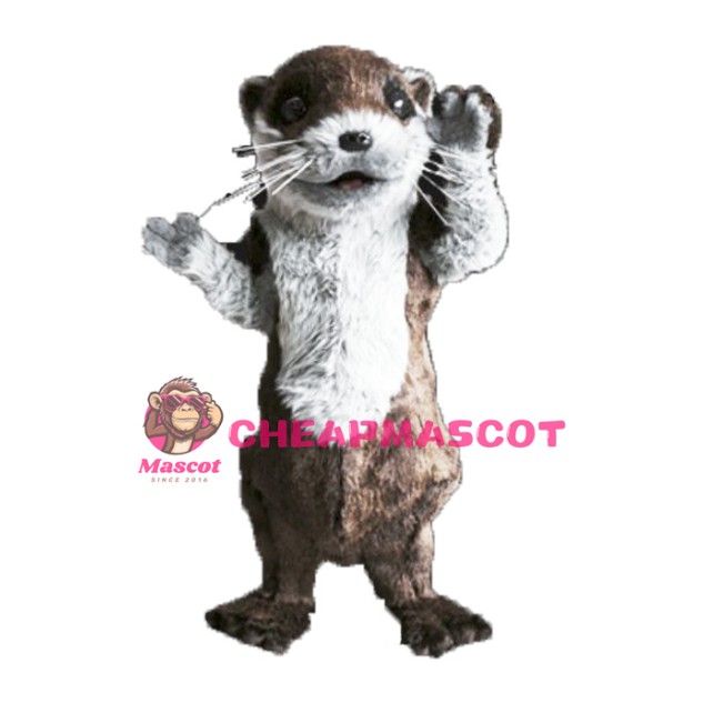 Cute Otter Mascot Costume