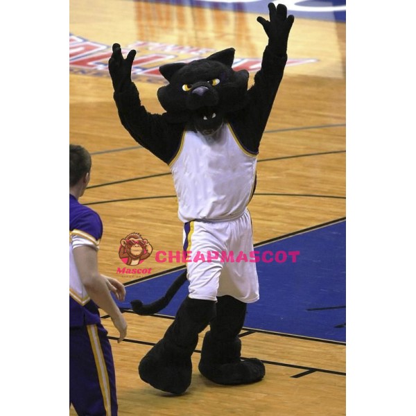 College Black Panther Mascot Costume