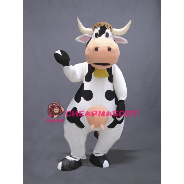 Super Cute Cow Mascot Costume