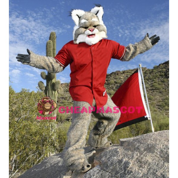 Brand New Fierce Wildcat Mascot Costume