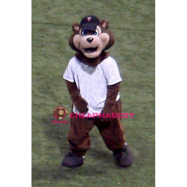 Baseball Bear Mascot Costume