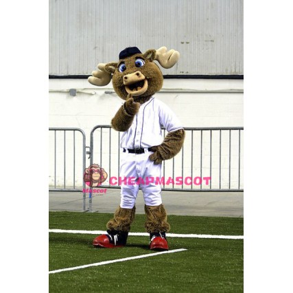 Baseball Moose Mascot Costume