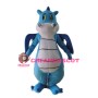 Blue Dinosaur Mascot Costume