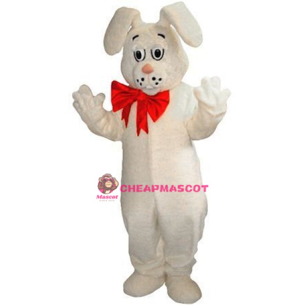  White Lightweight Rabbit Mascot Costume