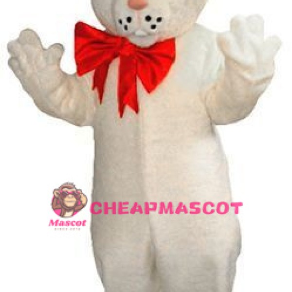  White Lightweight Rabbit Mascot Costume