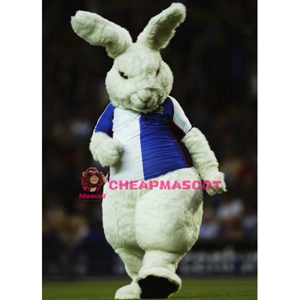 Fierce White Rabbit Mascot Costume