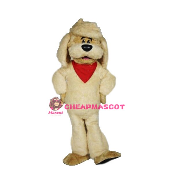 Cute Lightweight Yellow Dog Mascot Costume