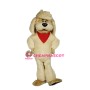 Cute Lightweight Yellow Dog Mascot Costume
