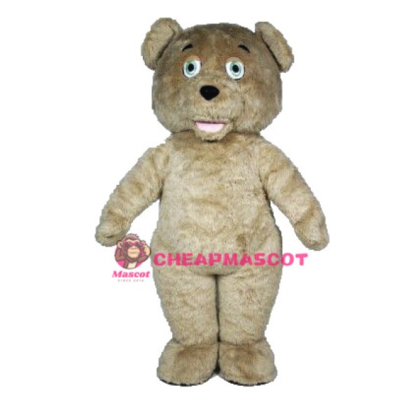 The Shaggy Teddy Bear Mascot Costume