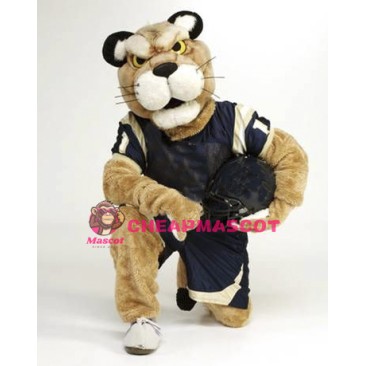 University Golden Panther Mascot Costume