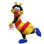 Colorful Happy Bee Mascot Costume
