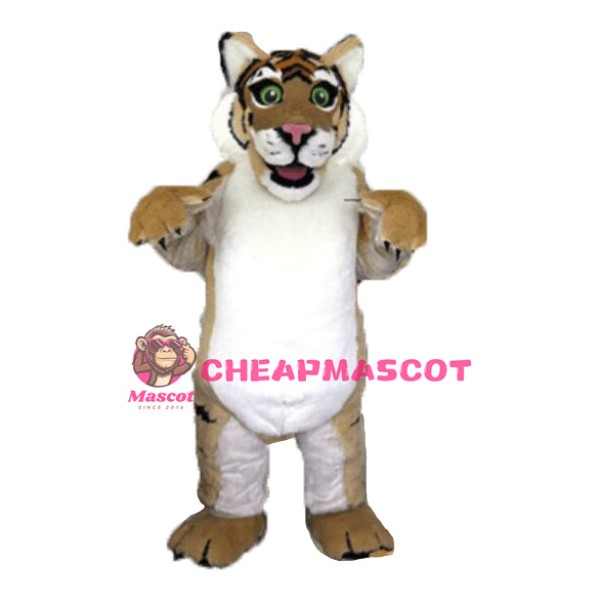 Professional Quality Furry Tiger Mascot Costume