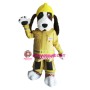 Fire Brigade Dog Mascot Costume