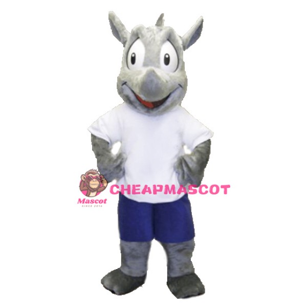 Rhino Mascot Costume