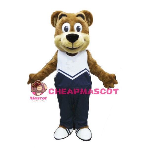 Sporty Bear Mascot Costume
