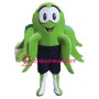 Green Octopus Mascot Costume