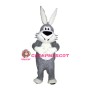 Grey & White Rabbit Mascot Costume