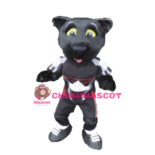 College Black Panther Mascot Costume