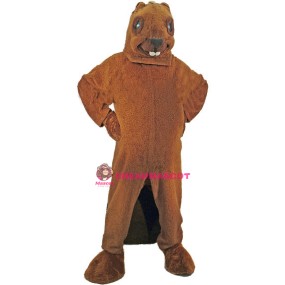 Deluxe Beaver Mascot Costume