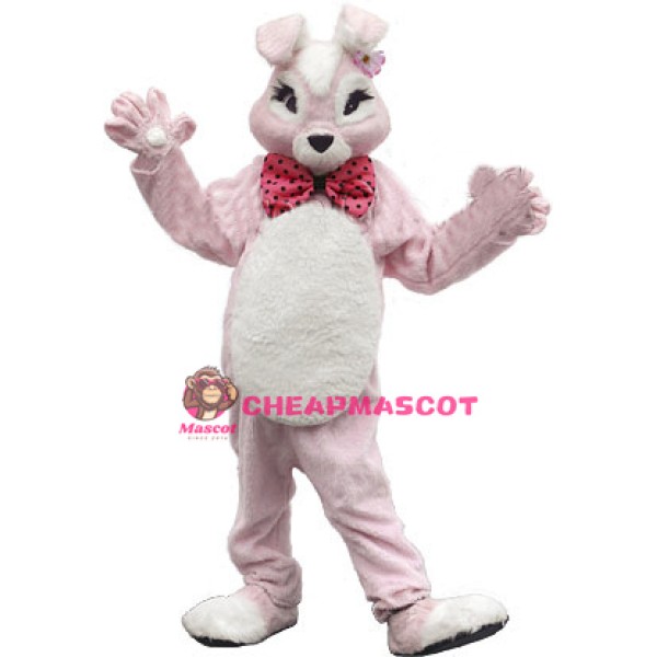 Deluxe Pink Bunny Rabbit Mascot Costume