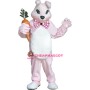 Deluxe Pink Bunny Rabbit Mascot Costume