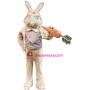 Tan Bunny Rabbit Mascot Costume