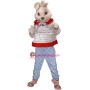 Cute Pink Bunny Rabbit Mascot Costume