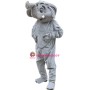 Grey Elephant Mascot Costume