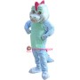 Blue Magic Dragon Mascot Costume