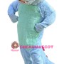 Blue Magic Dragon Mascot Costume