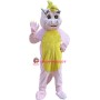Pink Magic Dragon Mascot Costume