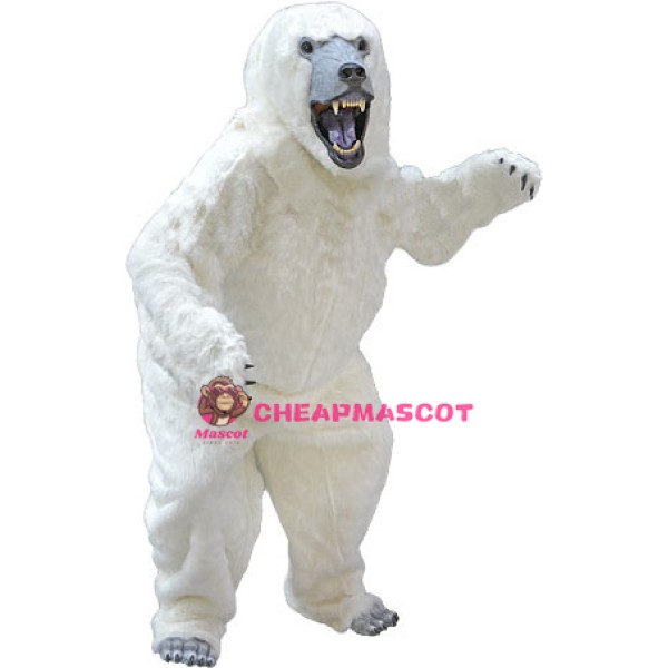 Deluxe Polar Bear Mascot Costume