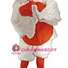 White & Red Duck Mascot Costume