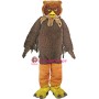 Brown Furry Owl Mascot Costume