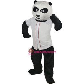 Baseball Panda Bear Mascot Costume