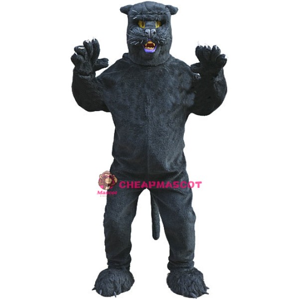 Sleek Black Panther Mascot Costume