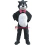 Black White Cartoon Cat Mascot Costume