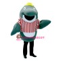Green Dolphin Mascot Costume