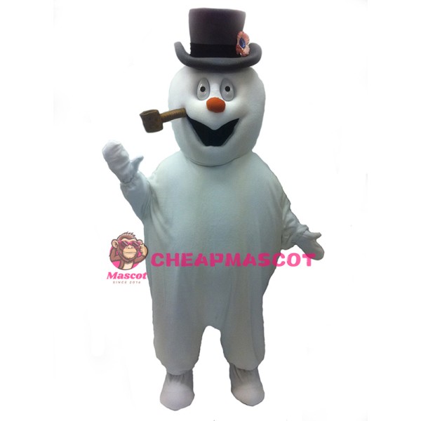 Frosty Snowman Mascot Costume 