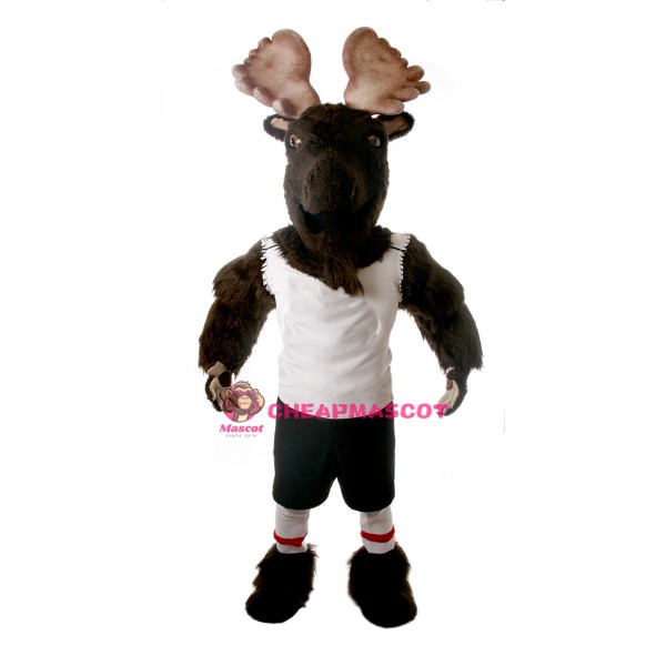 Sport Moose Mascot Costume