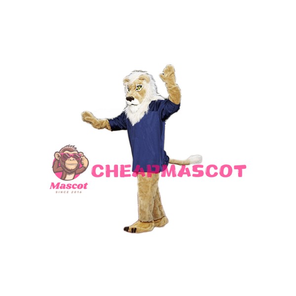 High School Lion Mascot Costume For Adult