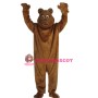 Happy Realistic Brown Bear Mascot Costume