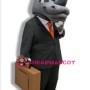 Gentleman Rhino Mascot Costume