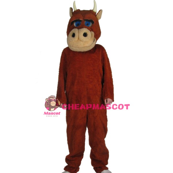 One Person Bull Mascot Costume