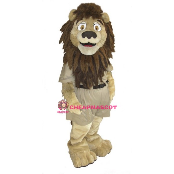 College Lion Mascot Costume