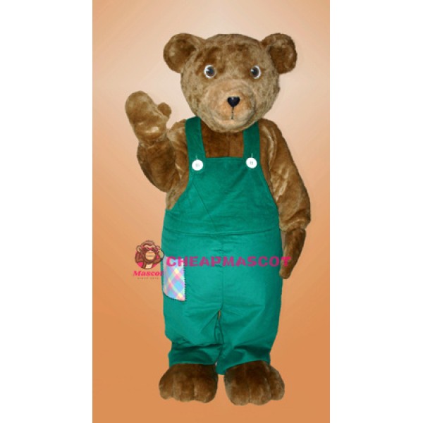 Corduroy Bear Mascot Costume