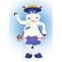 Blue Cow Mascot Costume