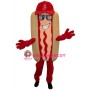 Happy Hotdog Mascot Costume