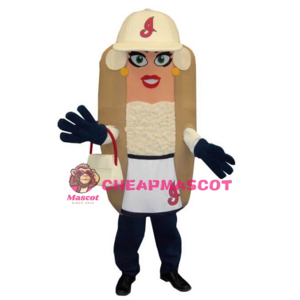 Beautiful Hotdog Mascot Costume