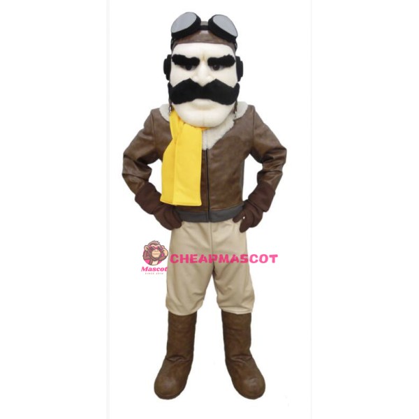 Aviator Mascot Costume